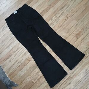 Old Navy NEW Size 10 Women Black Corduroy High Waisted Jeans Pants